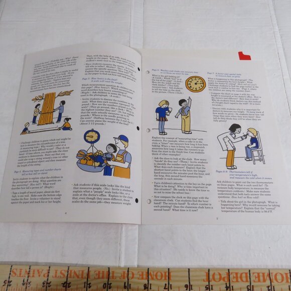 Measuring Up BIG BOOK (almost 2 feet tall) with teacher pages CLASSROOM SIZE - Picture 11 of 16